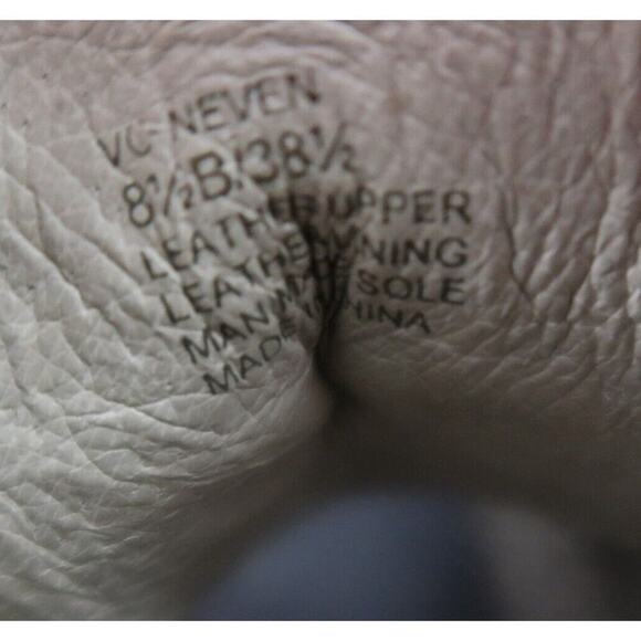 Vince Camuto Shoes Womens 8.5 Pump Booties Stiletto Lace UP Laser Cut Leather - Picture 13 of 15